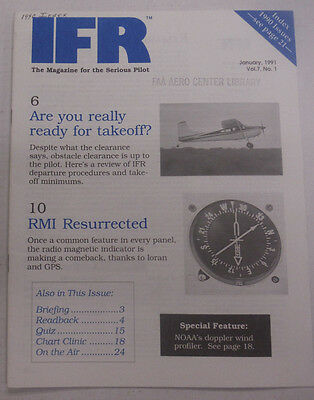 IFR Pilot Magazine Are You Ready For Takeoff? January 1991 FAL 061815R