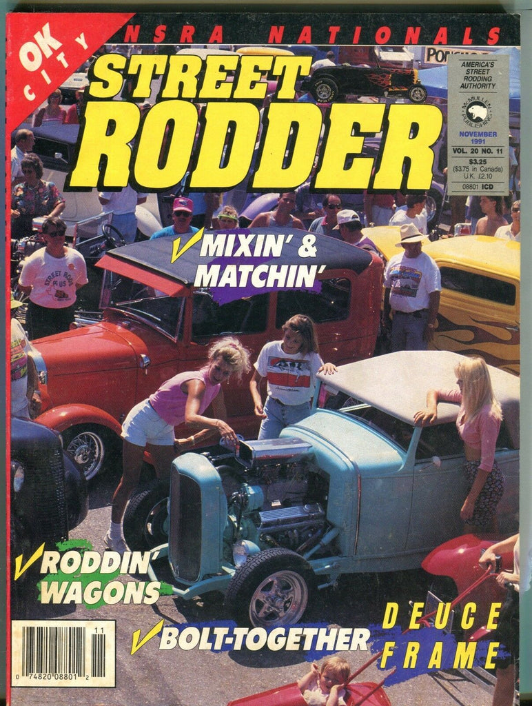 Street Rodder Magazine November 1991 Roddin' Wagons EX No ML 042117nonjhe