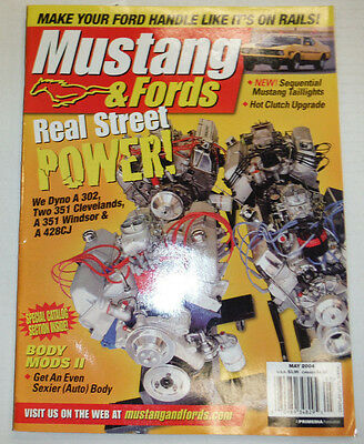 Mustang & Fords Magazine Real Street Power Body Mods II May 2004 032515R2