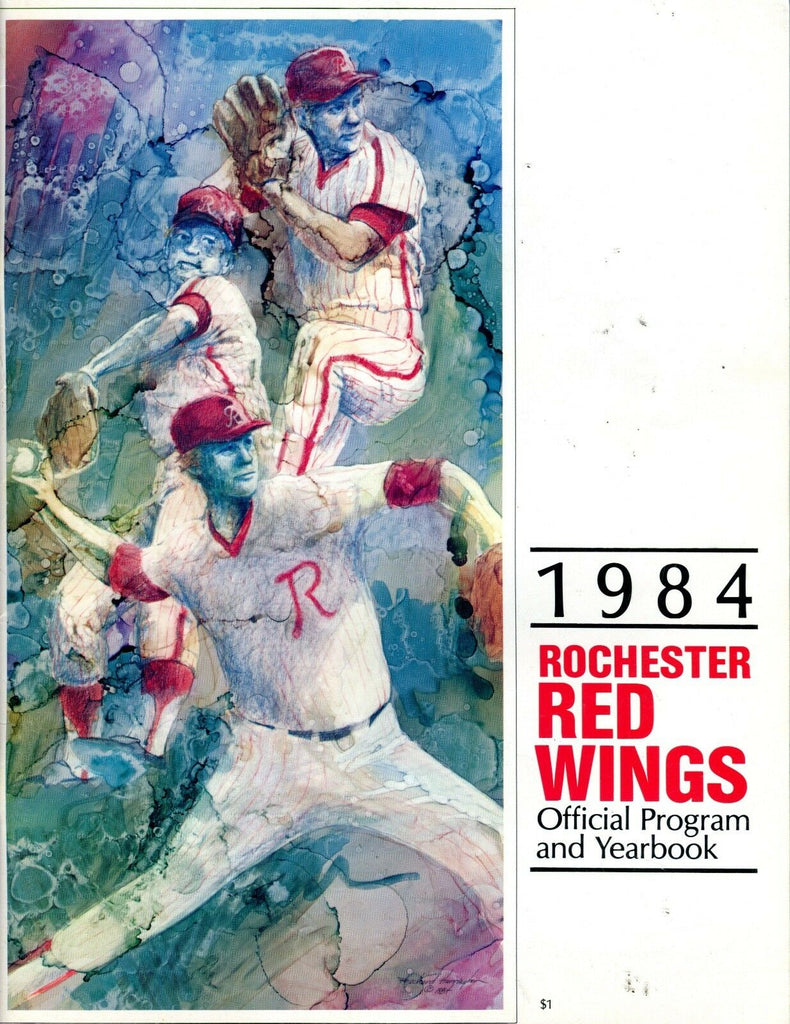 1984 Rochester Red Wings Official Program And Yearbook EX Marked 092116jhe
