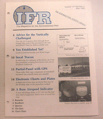 IFR Pilot Magazine Advice For The Vertically Challenged May 1996 FAL 061815R