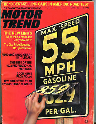 Motor Trend Magazine April 1975 The New Limits EX 060916jhe