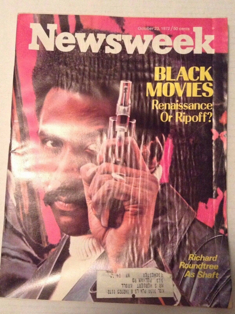 Newsweek Magazine Black Movies Richard Roundtree October 23, 1972 102016RH