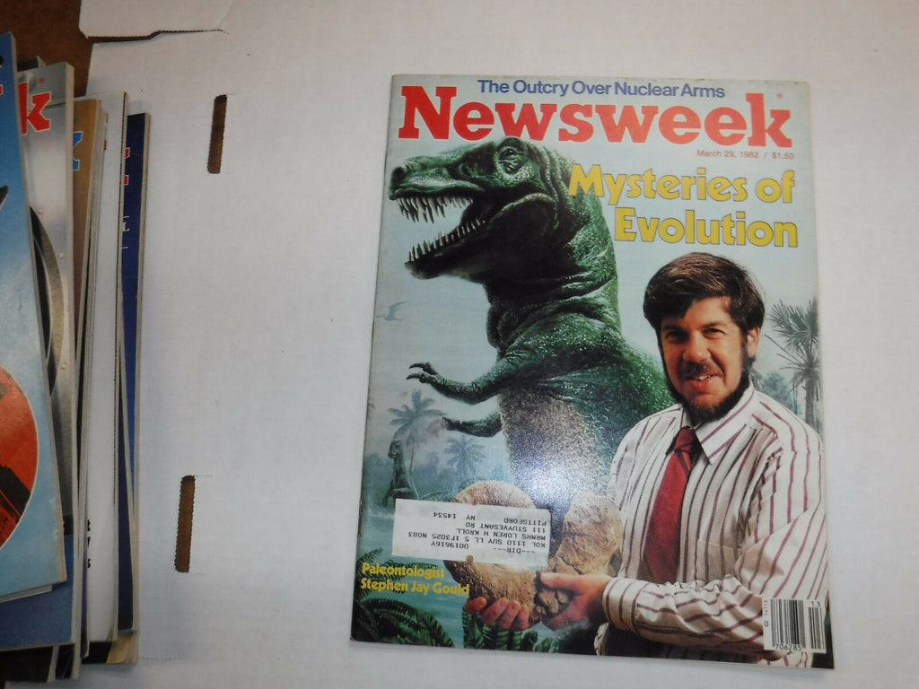 Newsweek Magazine Stephen Jay Gould March 1982 093016R