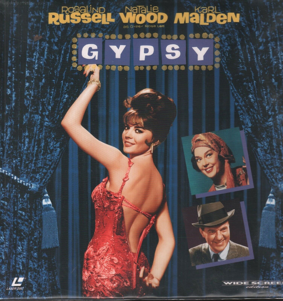 Gypsy Rosalind Russell Widescreen Warner Bros 1990 Laser Disc 110618AMLD