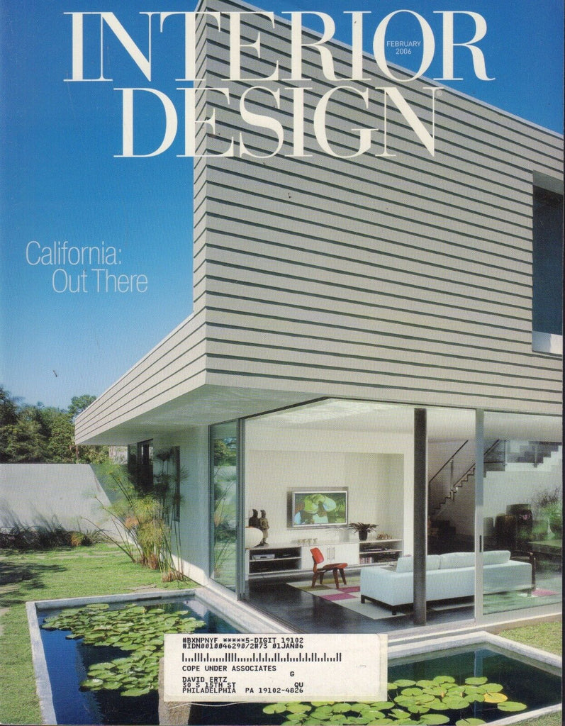 Interior Design Magazine February 2006 California 082517nonjhe