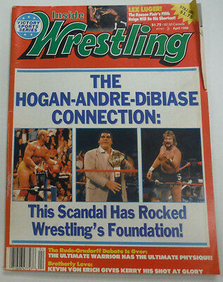 Inside Wrestling Magazine Hulk Hogan Andre The Giant April 1988 062615R