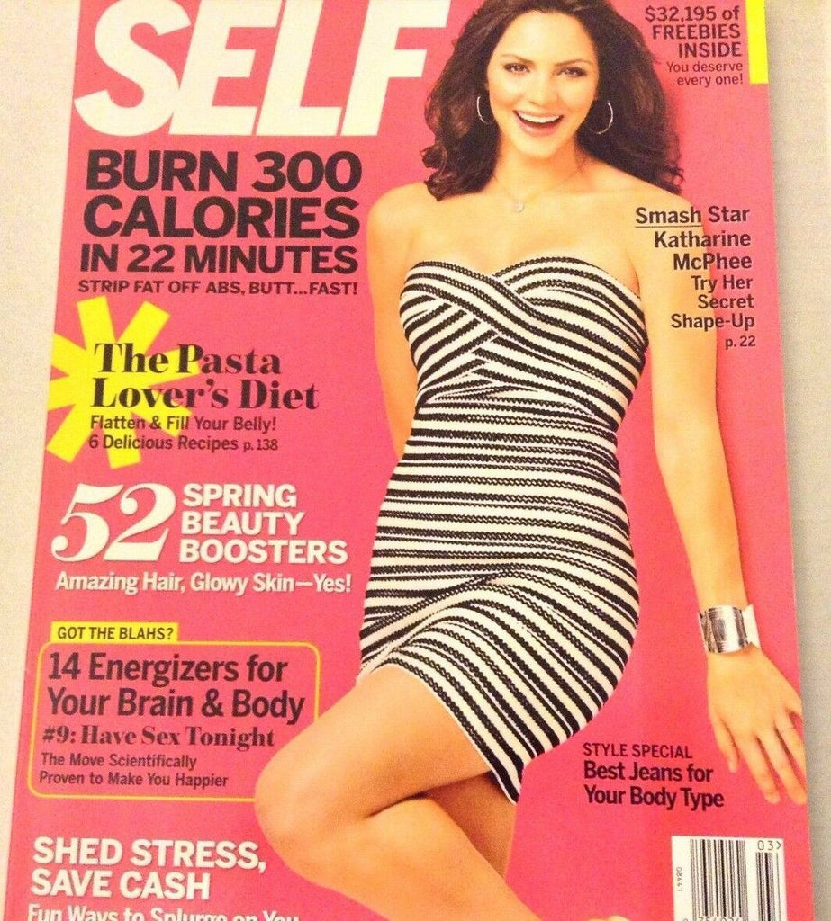 Self Magazine Pasta Lover's Diet Katharine McPhee March 2012 NO ML 072717nonrh