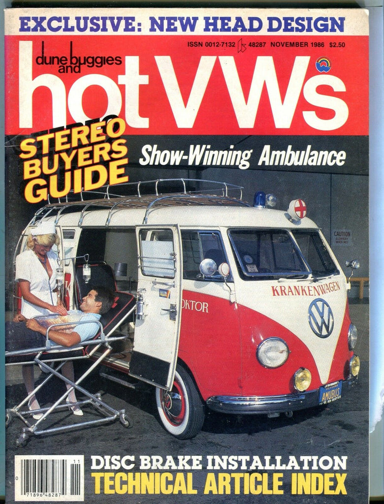 Dune Buggies And Hot VWs Magazine November 1986 EX No ML 042017nonjhe