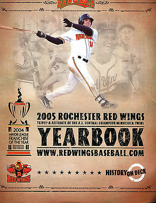 2005 Rochester Red Wings Yearbook AAA Affiliate Minnesota Twins EX 011916jhe2