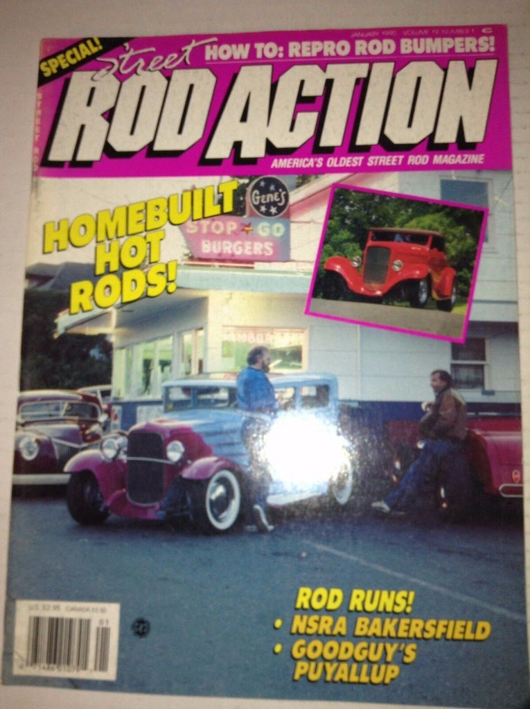 Rod Action Magazine NSRA Bakersfield Goodguy's January 1990 042017nonrh