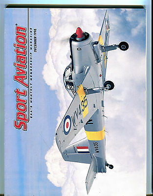 Sport Aviation EAA's Monthly Membership Magazine December 1998 EX 031416jhe