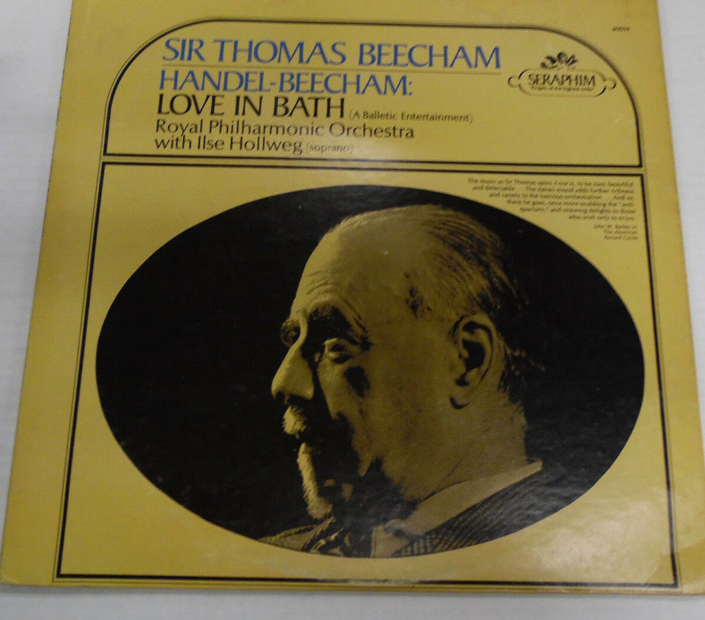 Sir Thomas Beecham Handel-Beecham 60039 33RPM Record 032017RR
