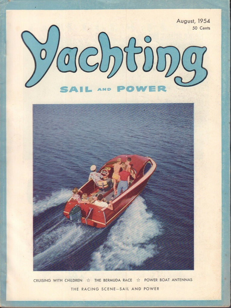Yachting August 1954 The Bermuda Race, Antnnas 042017nonDBE
