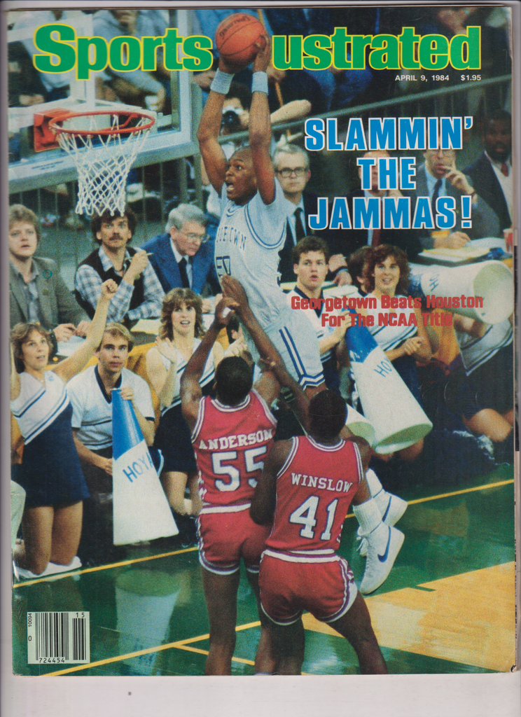 Sports Illustrated Mag Georgetown Beats Houston April 9, 1984 011320nonr