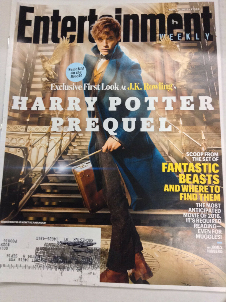 Entertainment Weekly Magazine J.K. Rowling November 13, 2015 050217nonrh