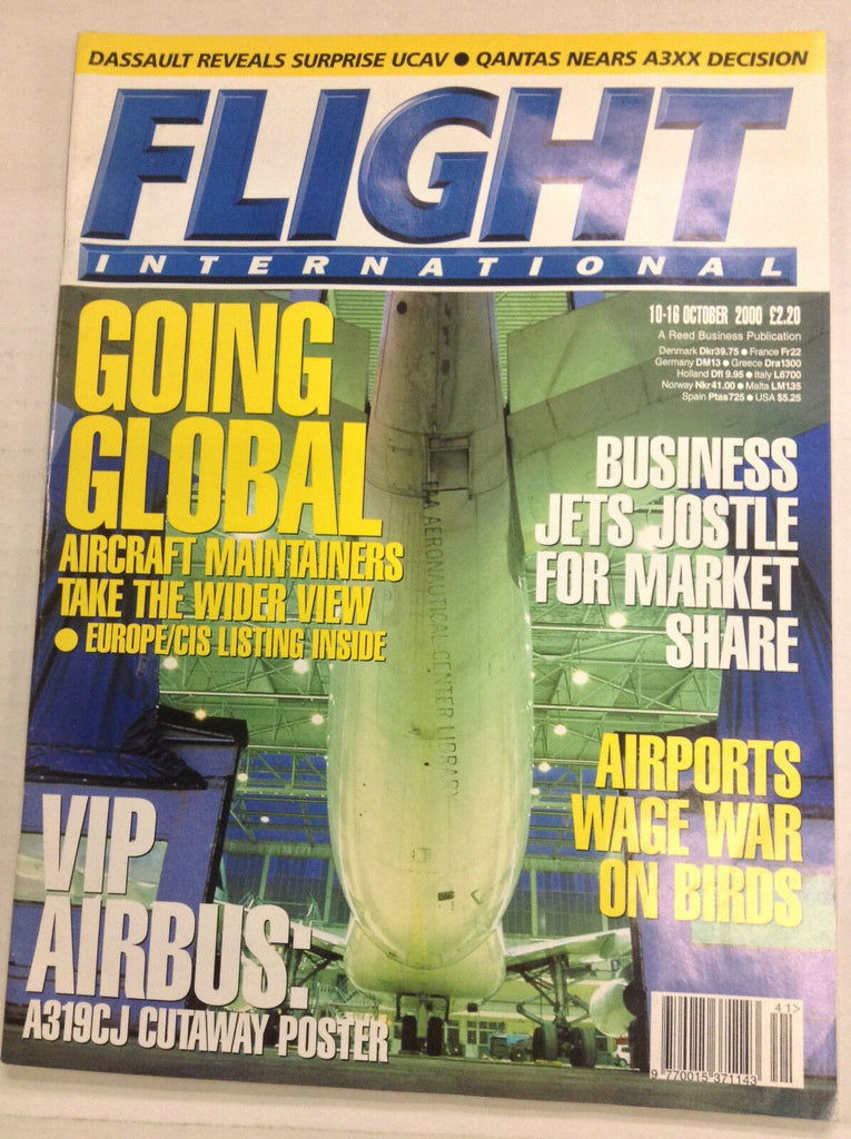Flight International Magazine Vip Airbus A319CJ October 2000 FAL 042617nonr2