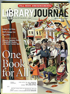 Library Journal Magazine September 1 2009 One Book For All EX FAA 030416jhe