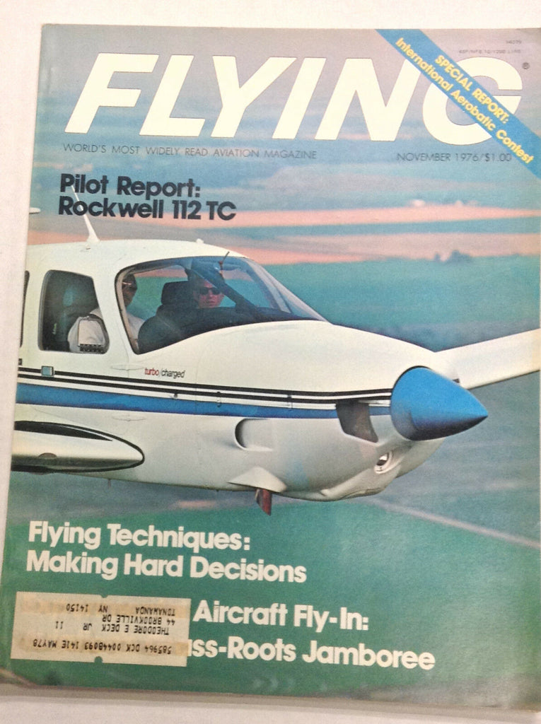 Flying Magazine Rockwell 112 TC November 1976 122016R