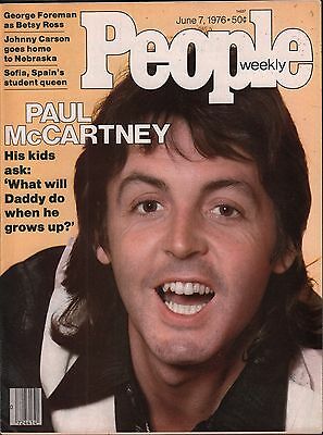 People Weekly June 7 1976 Paul McCartney, George Foreman VG 012916DBE