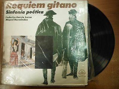 33 RPM Vinyl Requiem Gitano Sinfonia Poetica Gamma Records GG20101 021915SM