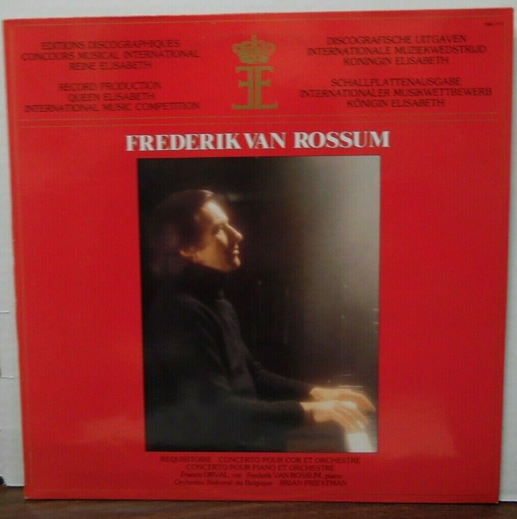 Frederik Van Rossum vinyl #1980-015 020120LLE