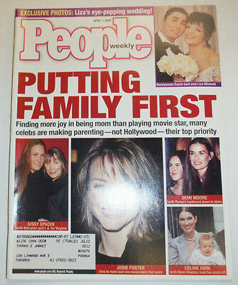 People Magazine Jodie Foster Demi Moore Sissy Spacek April 2002 WITH ML 030715R