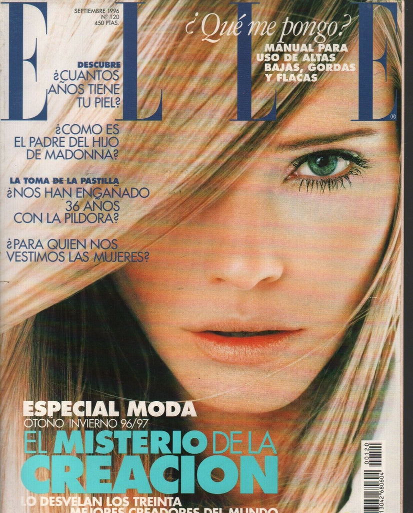 Elle Spanish Fashion September 1996 Madonna Karen Ferrari Tina Turner 091420ame