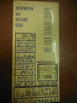 The Loeb Student Center New York University Floor Maps Brochure 1229SM