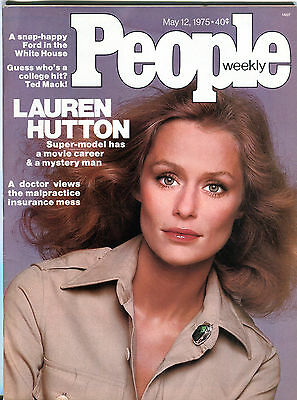 People Magazine May 12 1975 Lauren Hutton Ted Mack EX 012116jhe