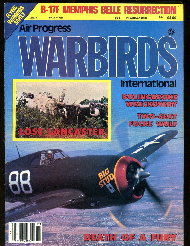 Air Progress Warbirds Magazine Fall 1982 Lancaster EX No ML 011217jhe
