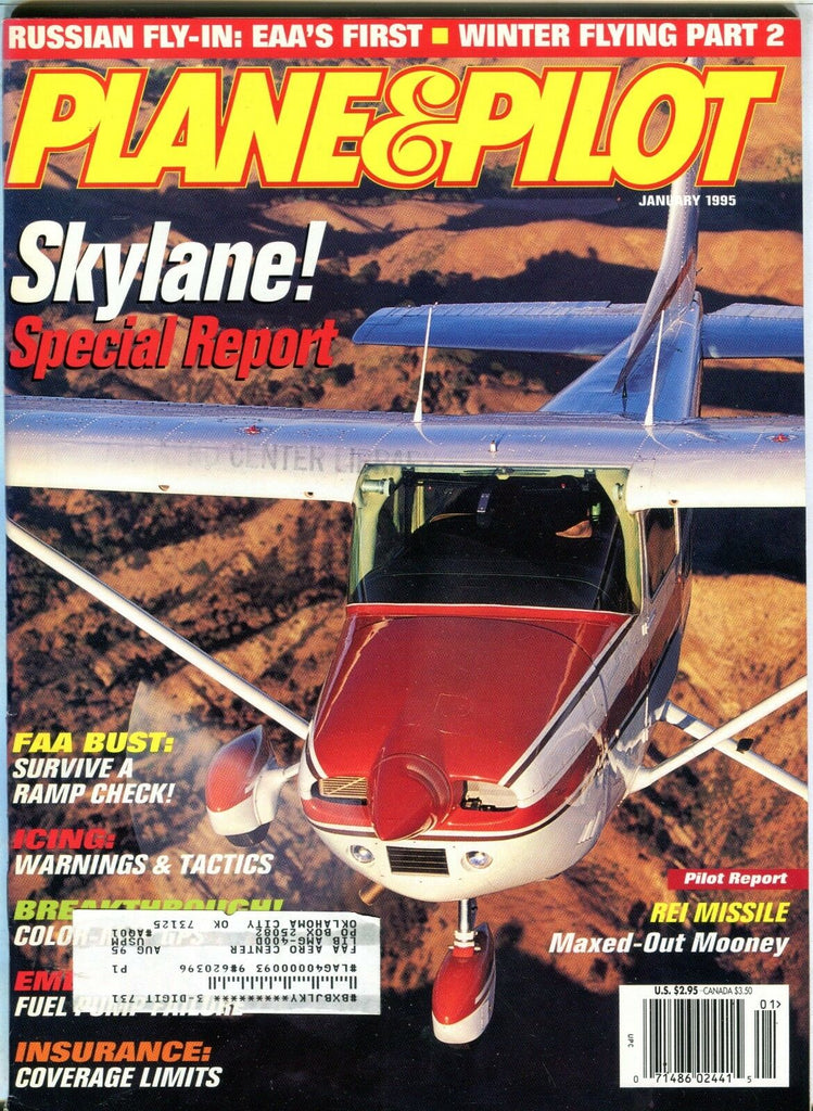 Plane & Pilot Magazine January 1995 Skylane! EX w/ML FAA Library 101716jhe
