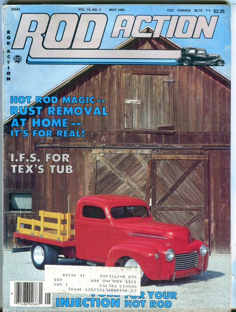 Rod Action Magazine May 1985 Rust Removal EX w/ML 031717nonjhe