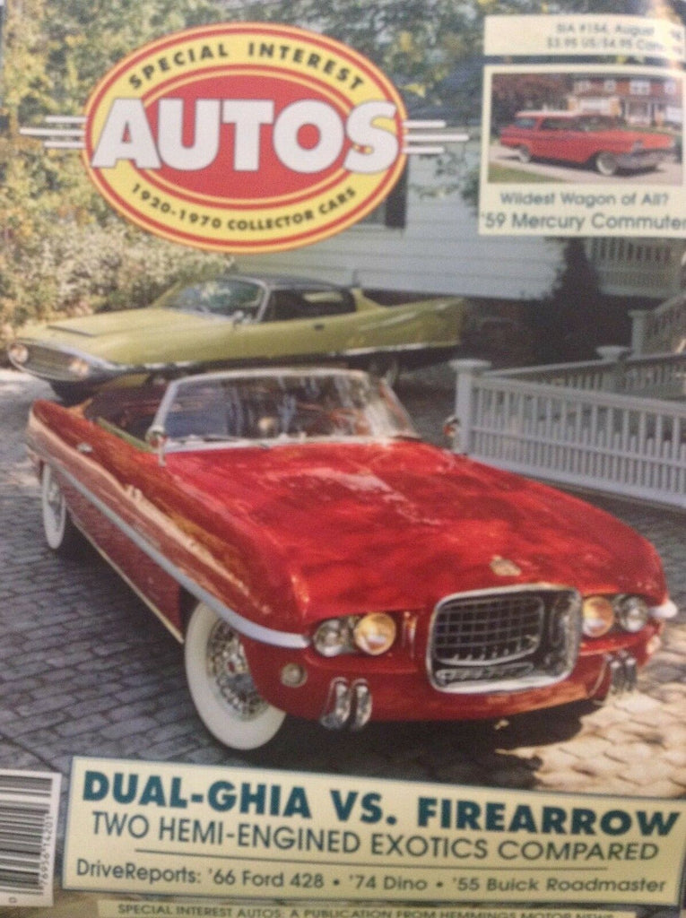Special Interest Autos Magazine Dual Ghia Vs Firearrow August 1996 042118nonrh