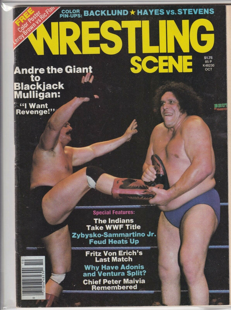 Wrestling Scene Andre The Giant Blackjack Mulligan October 1982 061419nonr