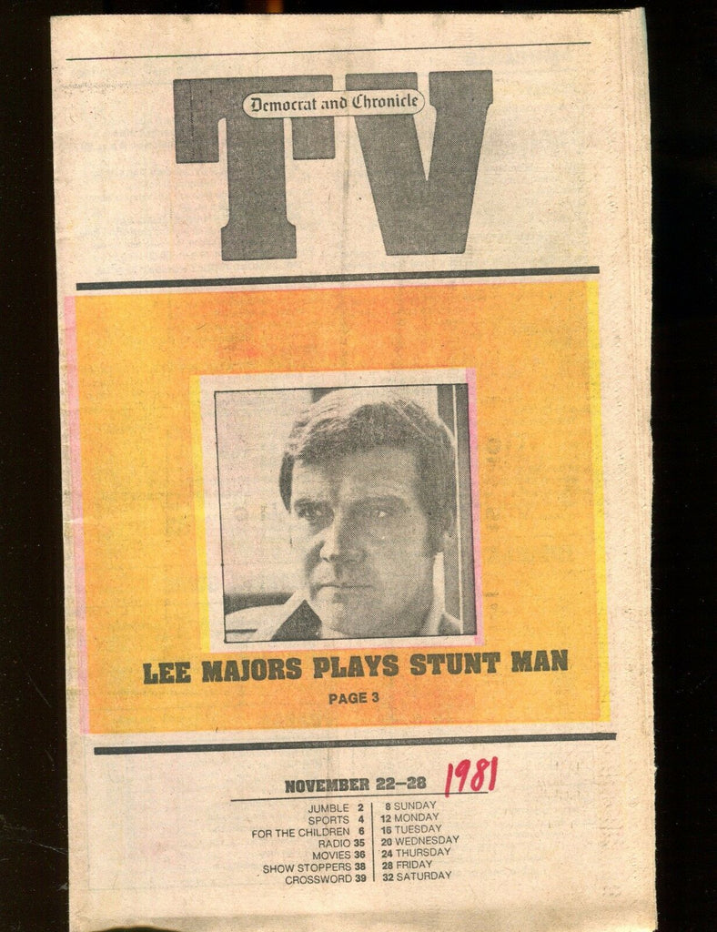 TV Democrat & Chronicle November 22-28 1981 EX 022317nonjhe