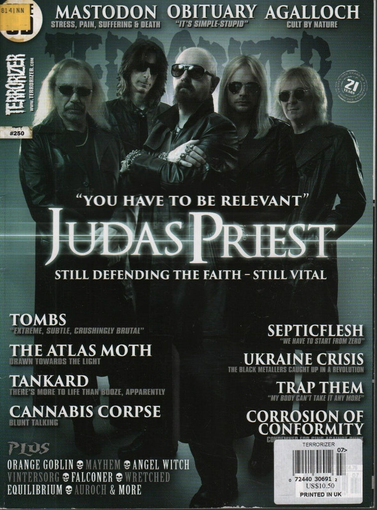 Terrorizer #250 July 2014 Judas Priest Tombs Septicflesh 040518DBE