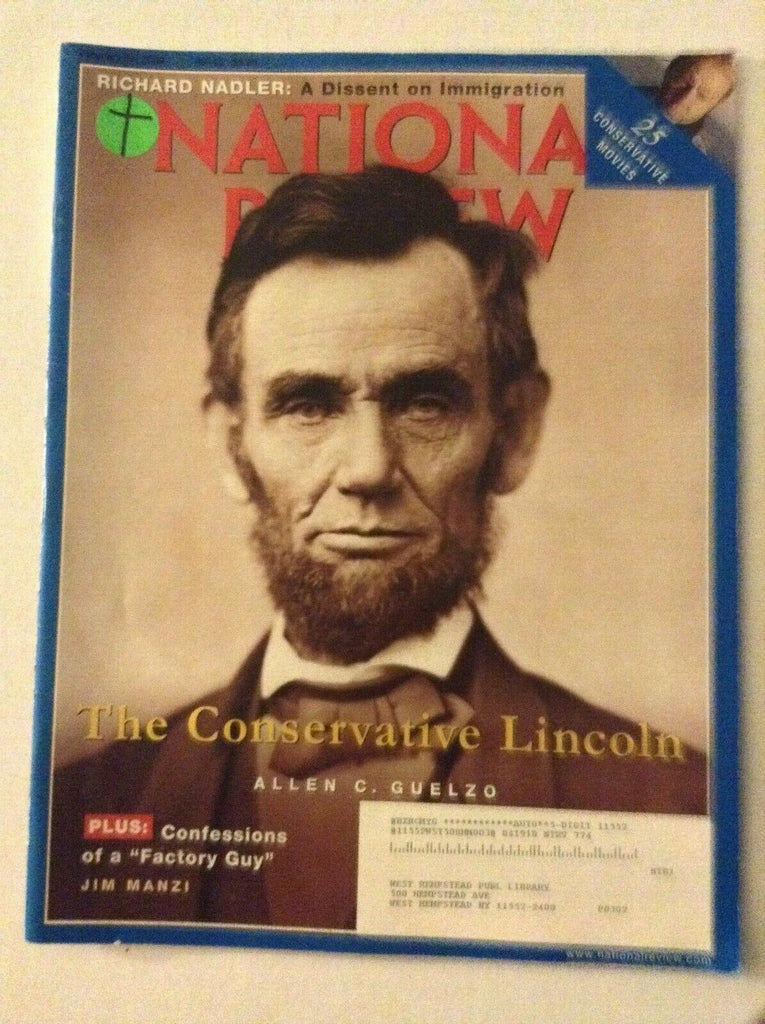 National Review Magazine The Conservative Lincoln February 23, 2009 060119nonrh