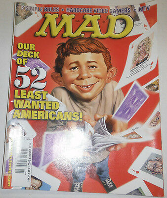 Mad Magazine 52 Least Wanted Americans October 2003 091814R