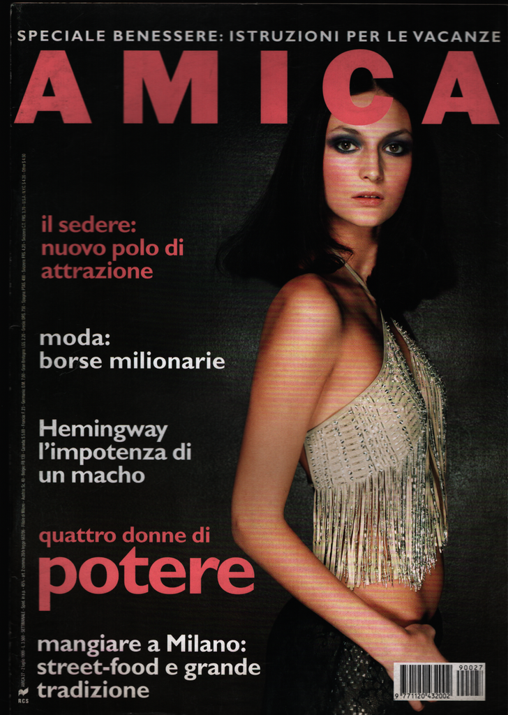 Amica Italian Fashion Magazine July 2 1999 Elizabeth Hurley 021121ame2