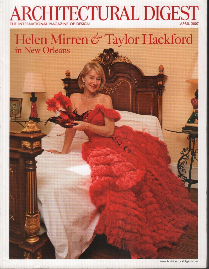 Architectural Digest April 2007 Helen Mirren Taylor Hackford 082418DBE2