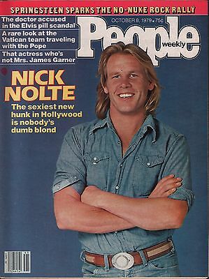 People Weekly October 8 1979 Nick Nolte, Bruce Springsteen VG 012816DBE