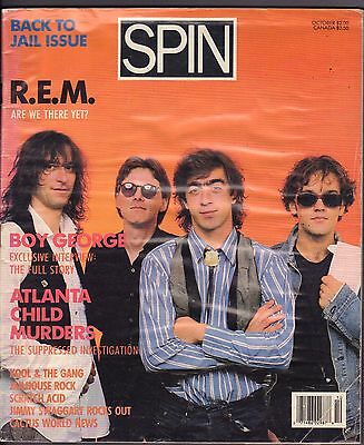 SPIN Magazine R.E.M. ,Boy George October 1986 GD 082916DBE