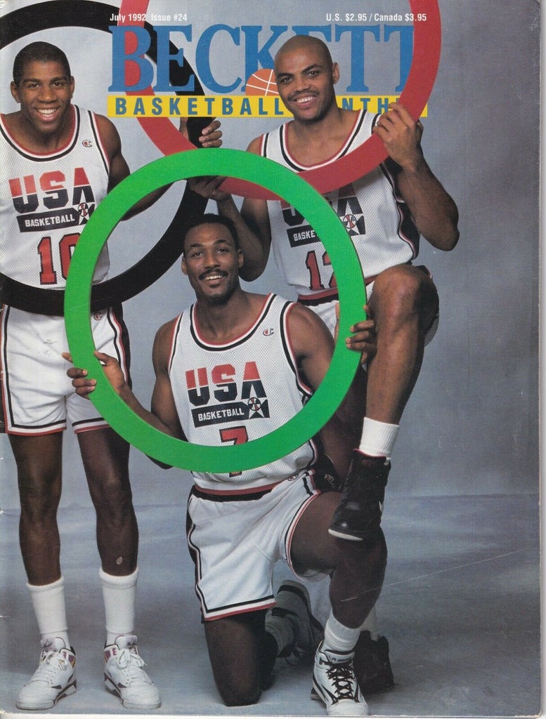 Beckett Basketball Magazine Michael Jordan July 1992 040819nonr