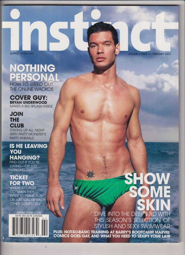 Instinct Gay Fashion Mag Bryan Underwood Michael Alig February 2003 031020nonr