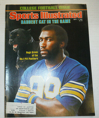 Sports Illustrated Magazine Hugh Green No.1 Pitt Panthers September 1980 121914R