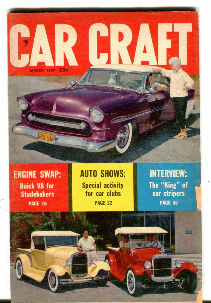 Car Craft Magazine March 1957 Buick V8 EX 041017nonjhe