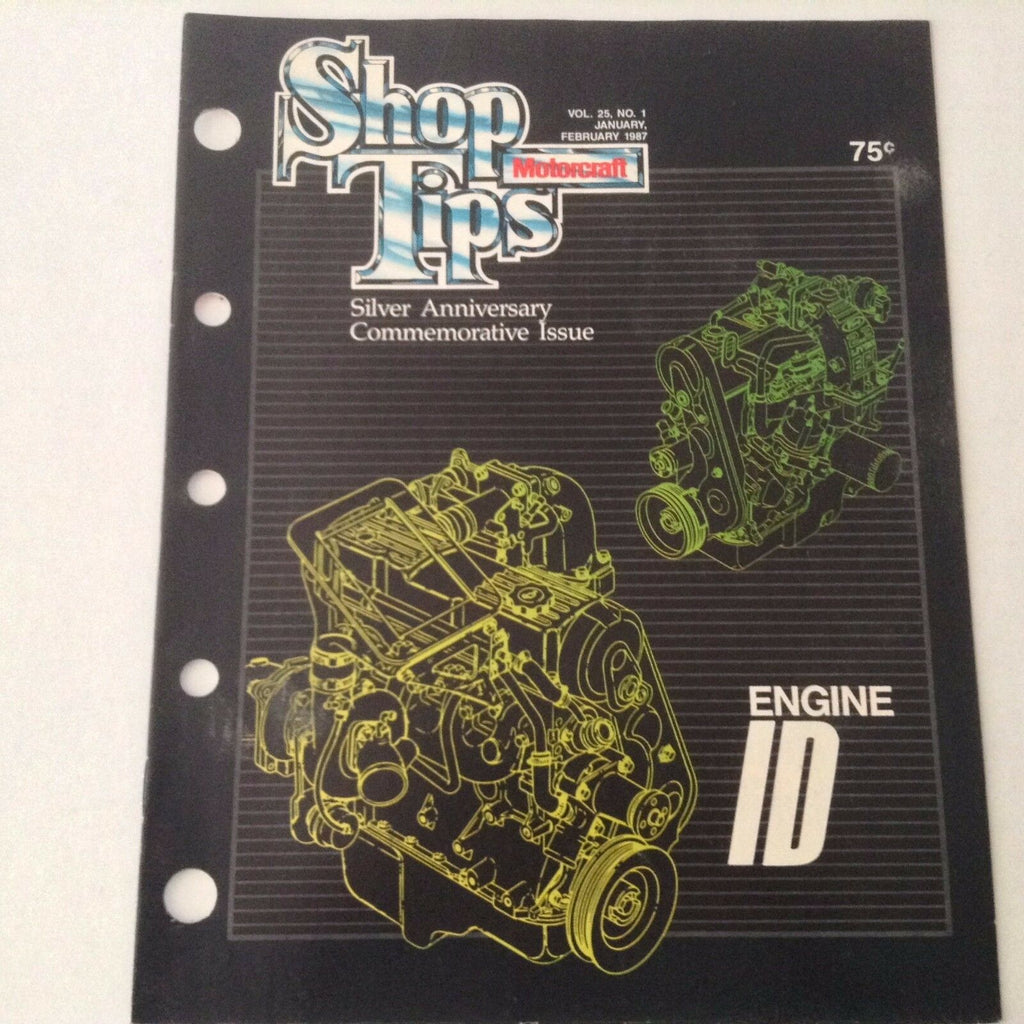 Shop Tips Magazine Engine ID Silver Anniversary February 1987 060517nonrh