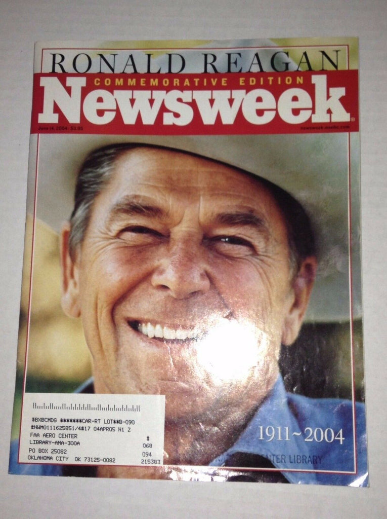 Newsweek Magazine Ronald Reagan Tribute June 14, 2004 FAA 022917NONRH