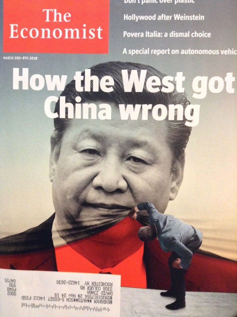 The Economist Magazine How The West Got China Wrong March 2018 041918nonrh